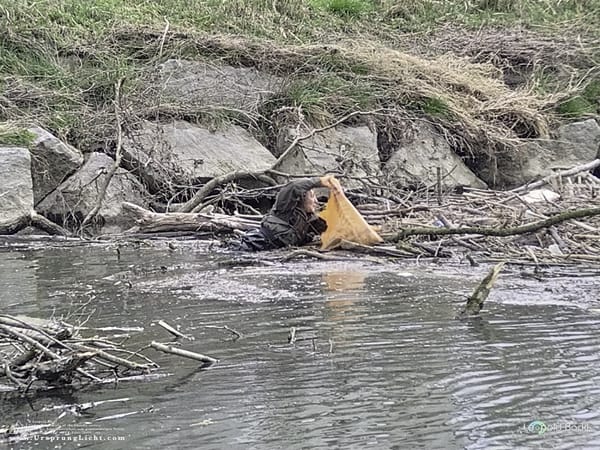 Mit Wathose bis an die Grenze des Möglichen gegangen